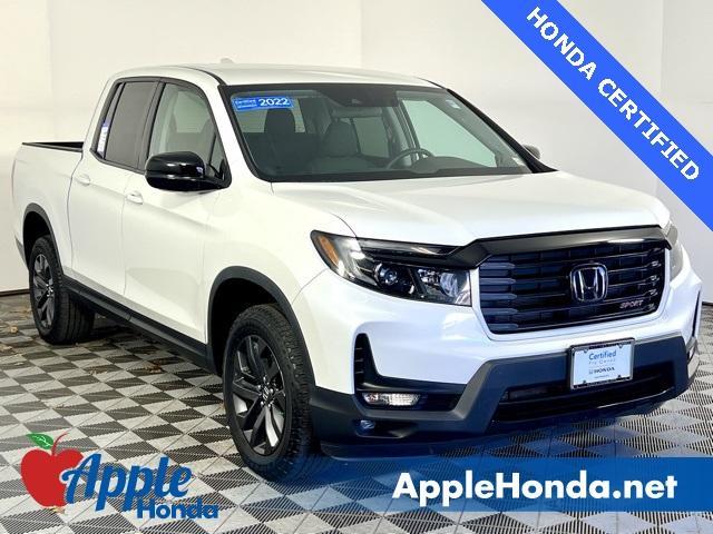 used 2022 Honda Ridgeline car, priced at $29,377