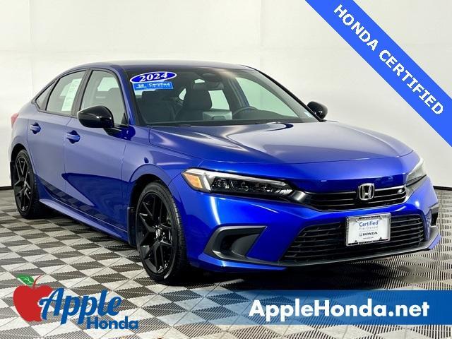 used 2024 Honda Civic car, priced at $25,500