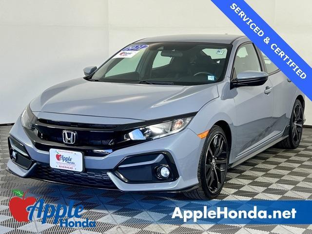 used 2021 Honda Civic car, priced at $22,000