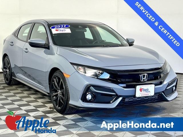 used 2021 Honda Civic car, priced at $23,944