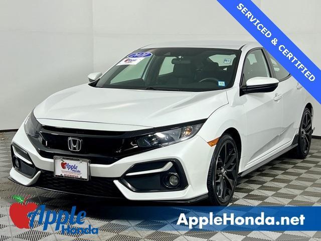 used 2021 Honda Civic car, priced at $21,047