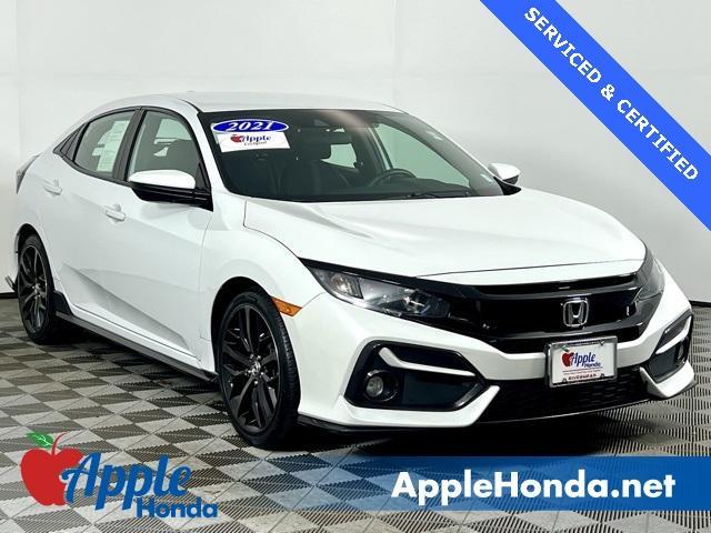 used 2021 Honda Civic car, priced at $21,047