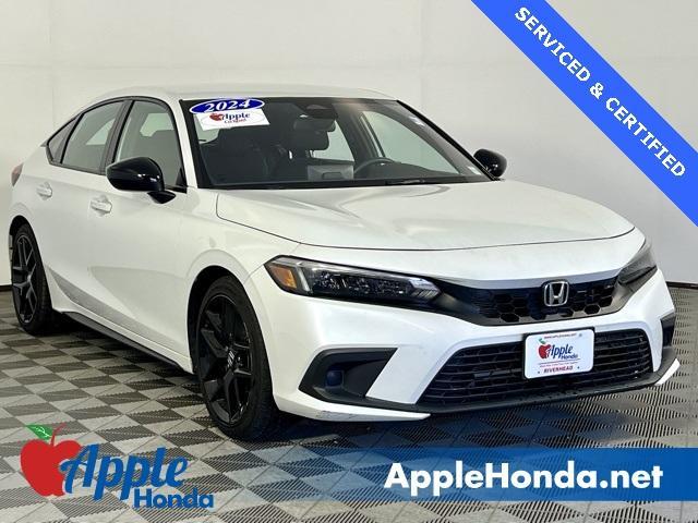 used 2024 Honda Civic car, priced at $25,000