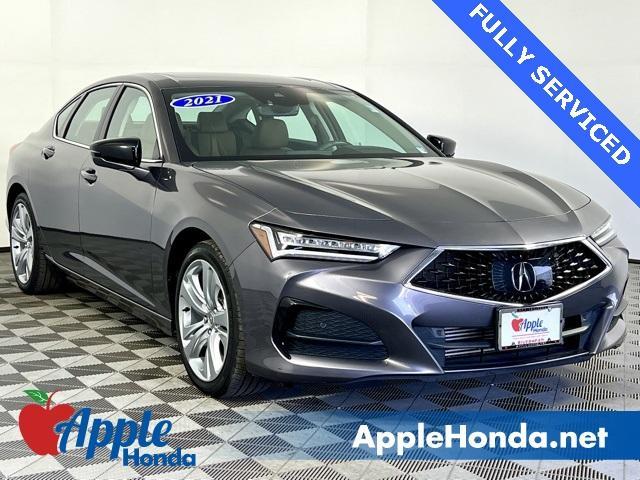 used 2021 Acura TLX car, priced at $27,000