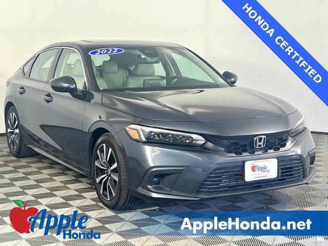 used 2022 Honda Civic car, priced at $24,738