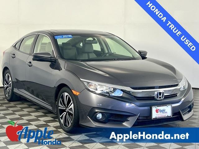 used 2018 Honda Civic car, priced at $16,299