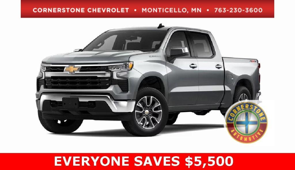 new 2025 Chevrolet Silverado 1500 car, priced at $51,525