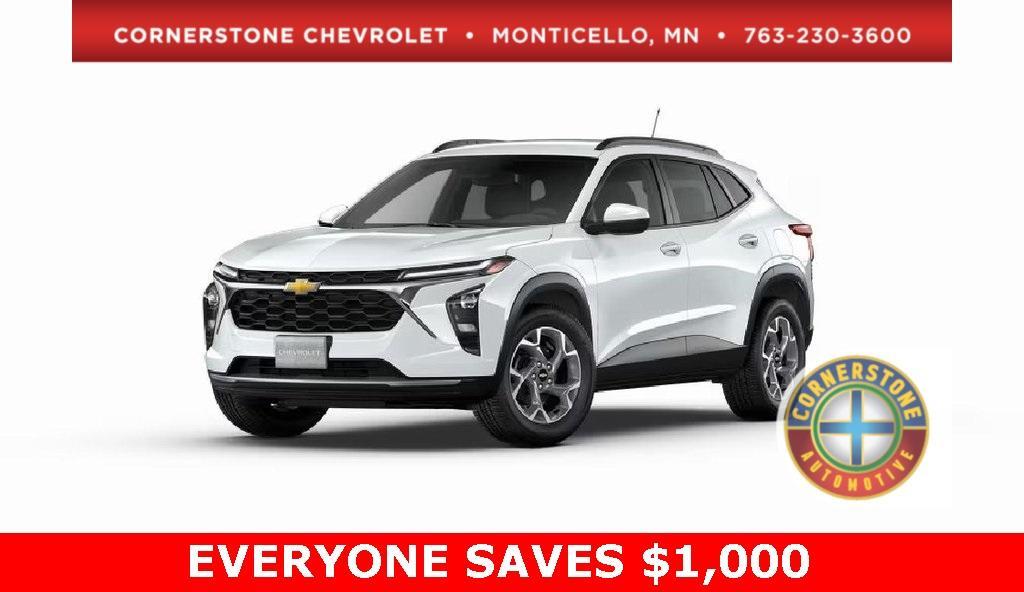 new 2025 Chevrolet Trax car, priced at $24,110