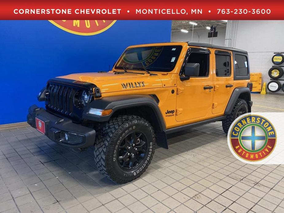 used 2021 Jeep Wrangler Unlimited car, priced at $33,667