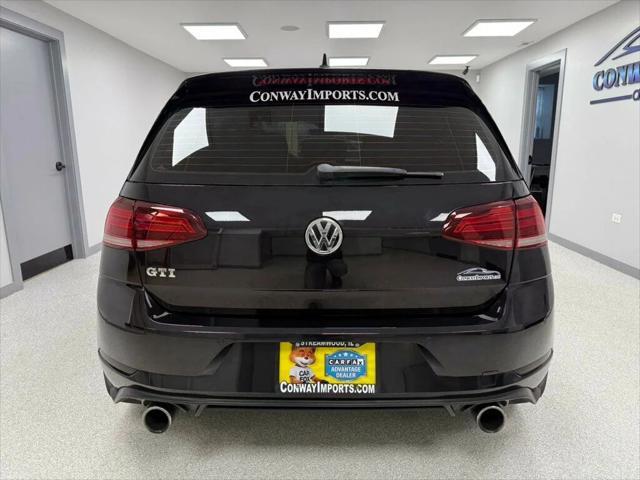 used 2018 Volkswagen Golf GTI car, priced at $18,995