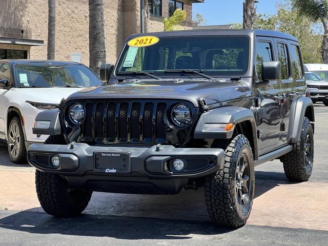used 2021 Jeep Wrangler car, priced at $34,752