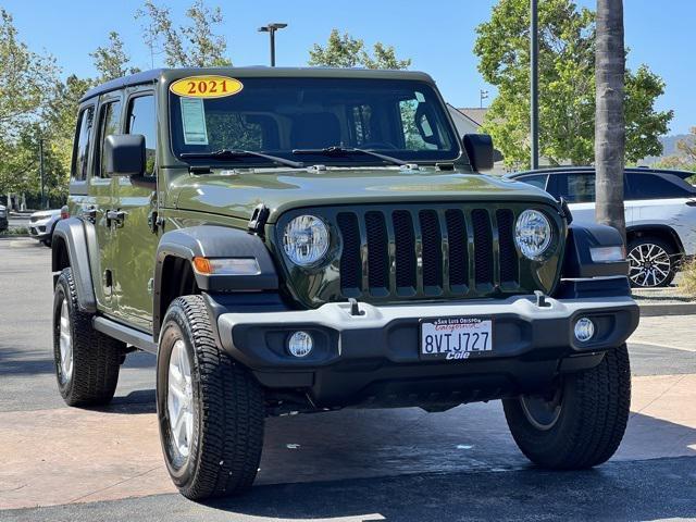 used 2021 Jeep Wrangler Unlimited car, priced at $30,402