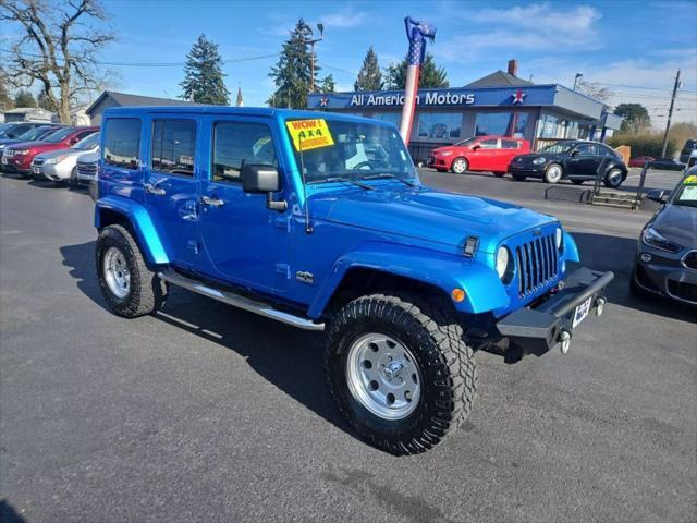 used 2014 Jeep Wrangler Unlimited car, priced at $19,977