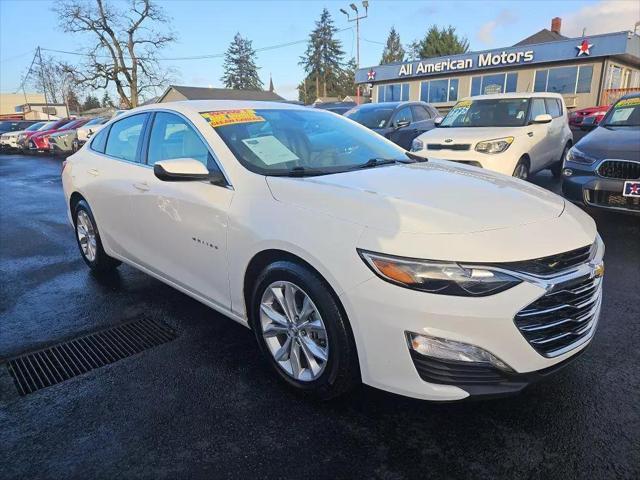 used 2022 Chevrolet Malibu car, priced at $18,281