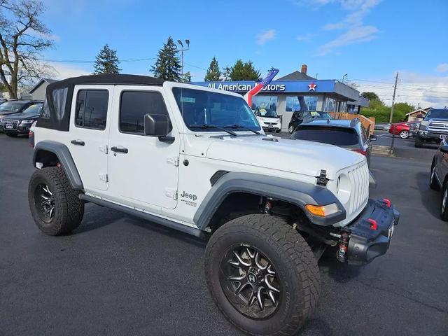 used 2018 Jeep Wrangler Unlimited car, priced at $28,982