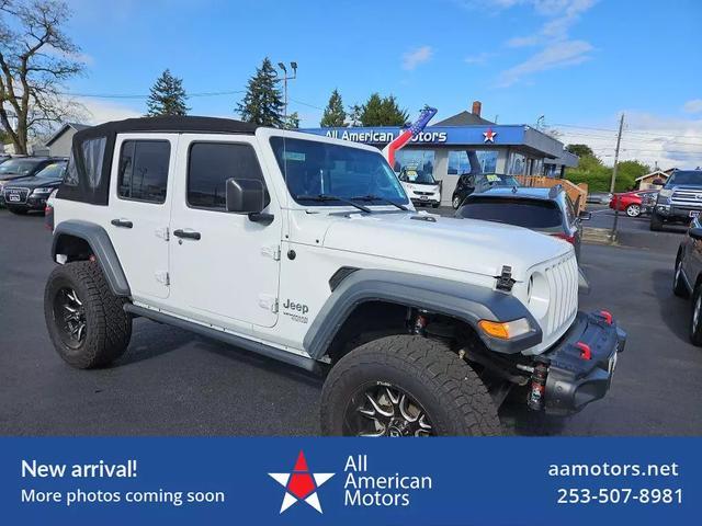 used 2018 Jeep Wrangler Unlimited car, priced at $28,982