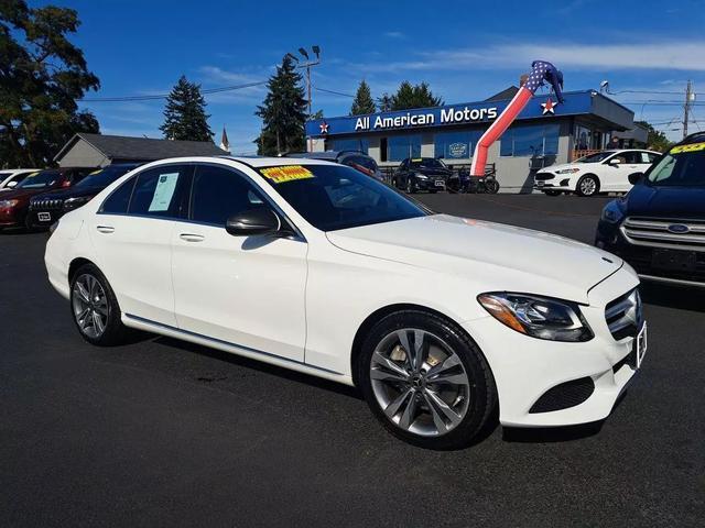 used 2018 Mercedes-Benz C-Class car, priced at $24,977