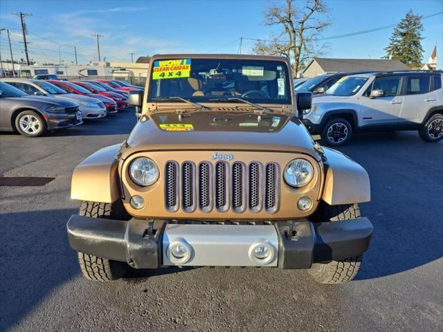 used 2015 Jeep Wrangler Unlimited car, priced at $20,602