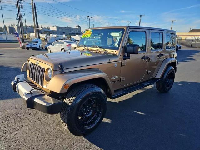 used 2015 Jeep Wrangler Unlimited car, priced at $20,602