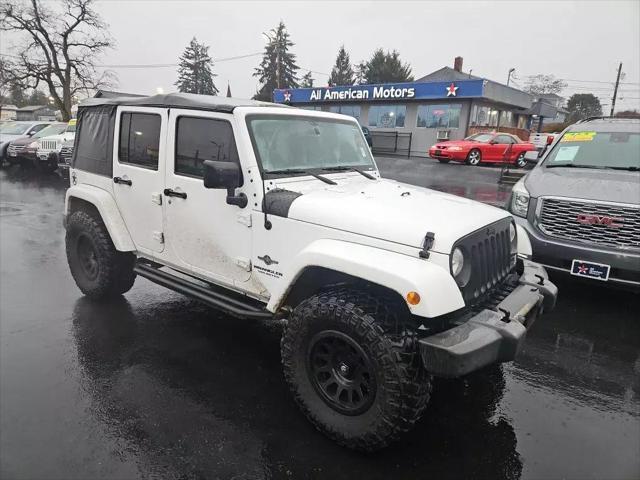 used 2015 Jeep Wrangler Unlimited car, priced at $20,902