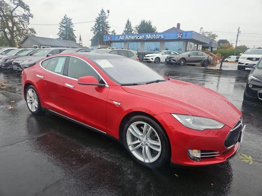 used 2015 Tesla Model S car, priced at $16,961