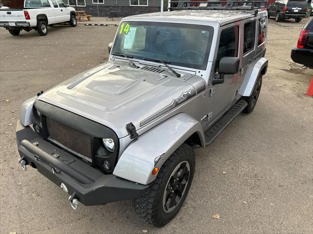 used 2014 Jeep Wrangler Unlimited car, priced at $18,998