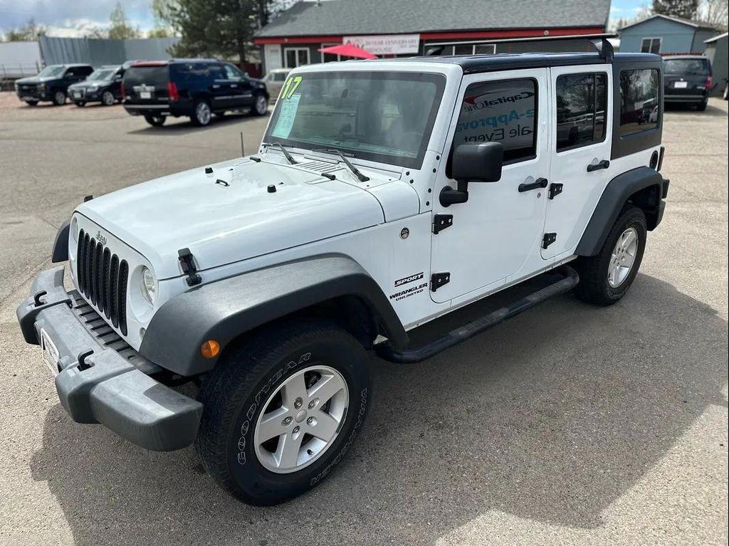 used 2017 Jeep Wrangler Unlimited car, priced at $21,998
