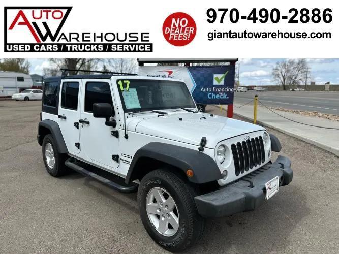 used 2017 Jeep Wrangler Unlimited car, priced at $21,998
