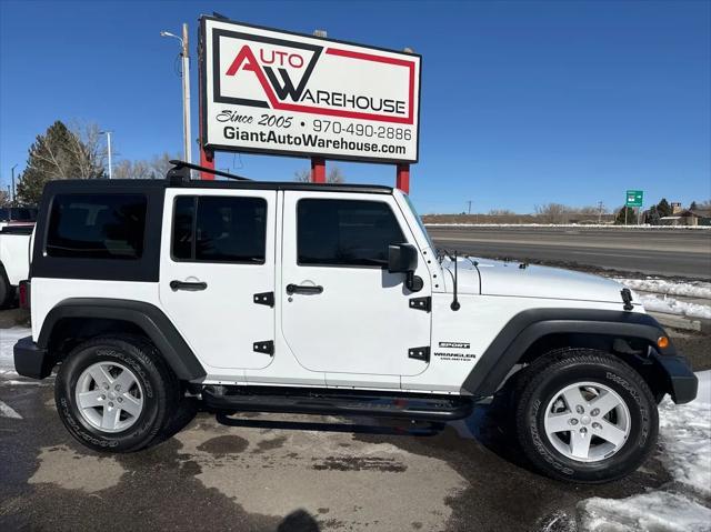 used 2017 Jeep Wrangler Unlimited car, priced at $22,998