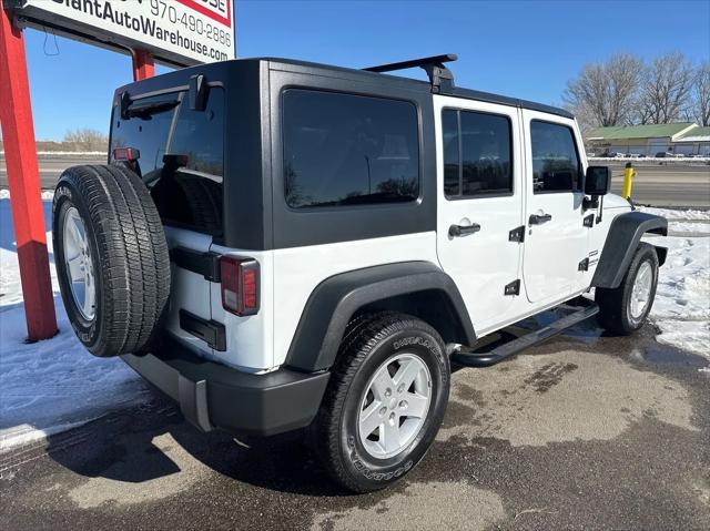 used 2017 Jeep Wrangler Unlimited car, priced at $22,998