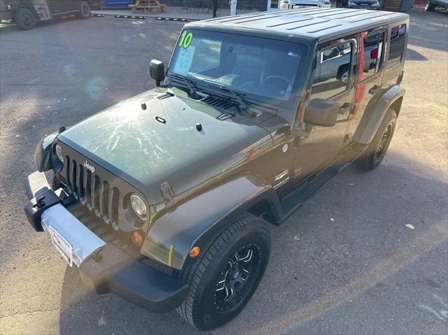 used 2010 Jeep Wrangler Unlimited car, priced at $15,998