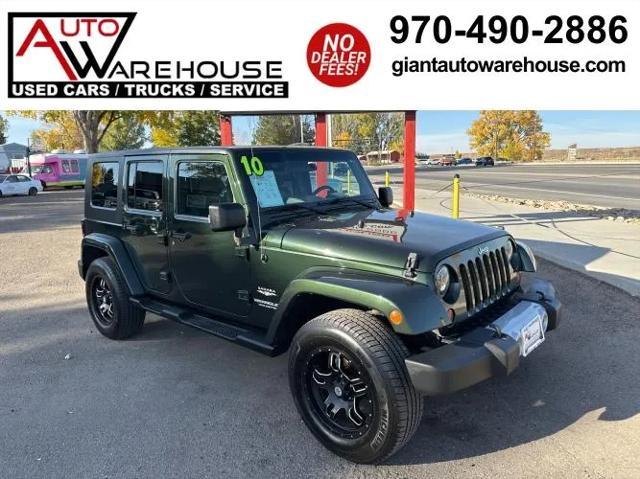 used 2010 Jeep Wrangler Unlimited car, priced at $15,998