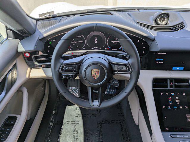 new 2025 Porsche Taycan car, priced at $130,325