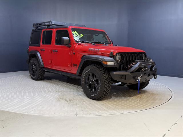 used 2021 Jeep Wrangler car, priced at $31,999