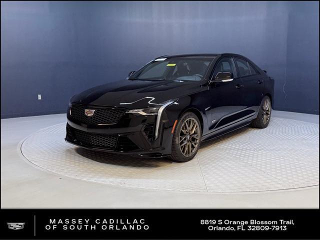 new 2025 Cadillac CT4-V car, priced at $68,190