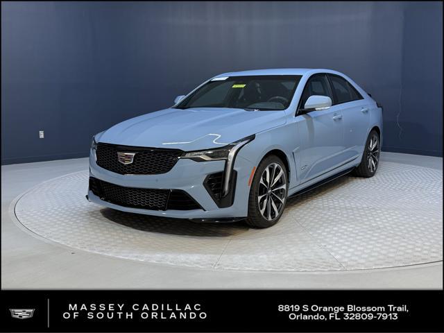 new 2025 Cadillac CT4-V car, priced at $71,160