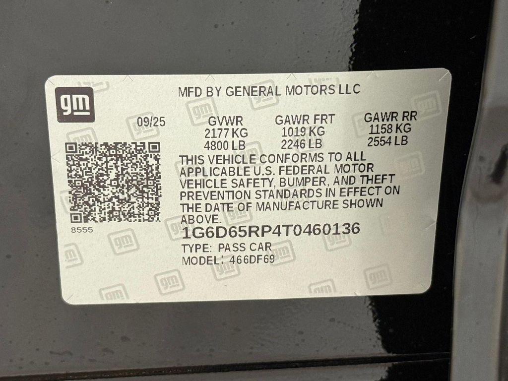 new 2026 Cadillac CT4-V car, priced at $68,245