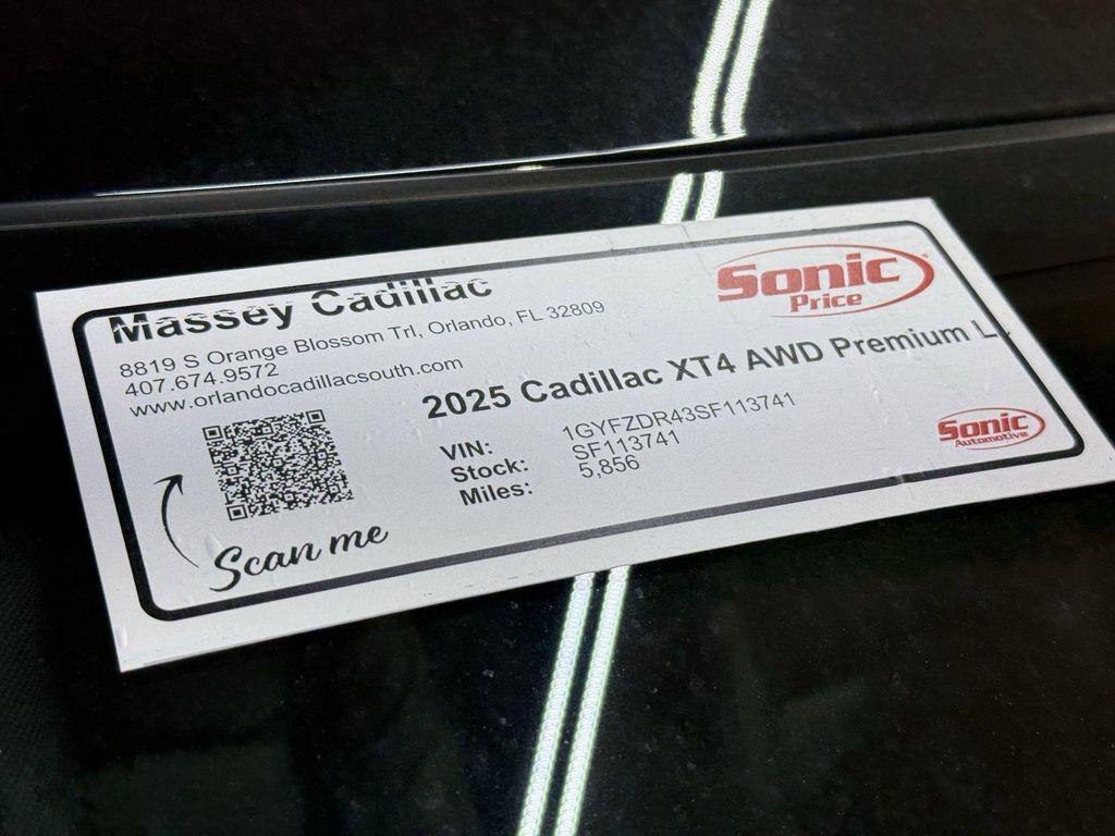 new 2025 Cadillac XT4 car, priced at $47,240