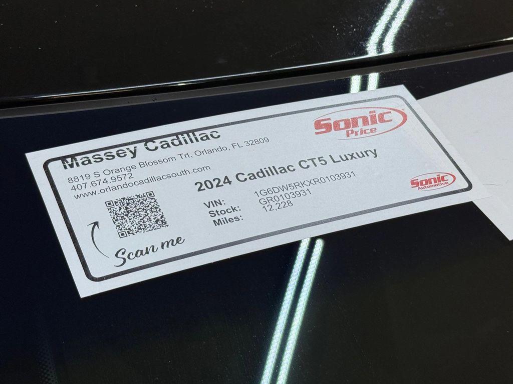 used 2024 Cadillac CT5 car, priced at $34,998