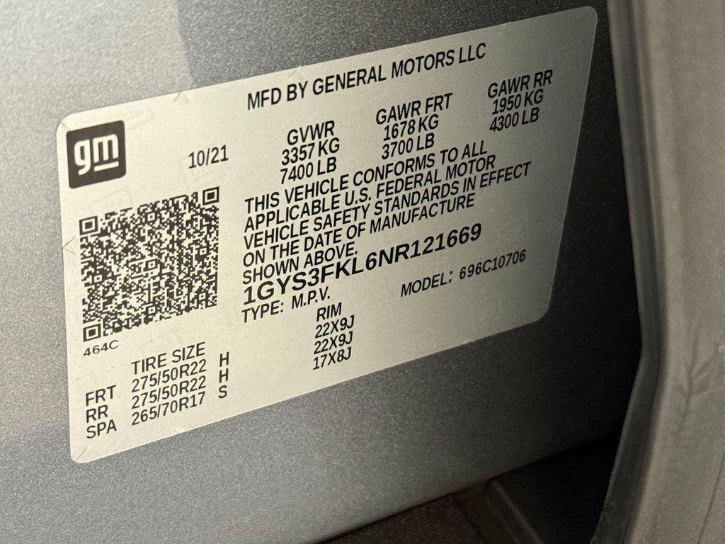 used 2022 Cadillac Escalade car, priced at $63,998