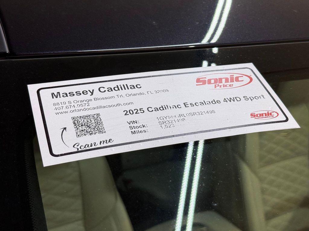 new 2025 Cadillac Escalade car, priced at $128,245