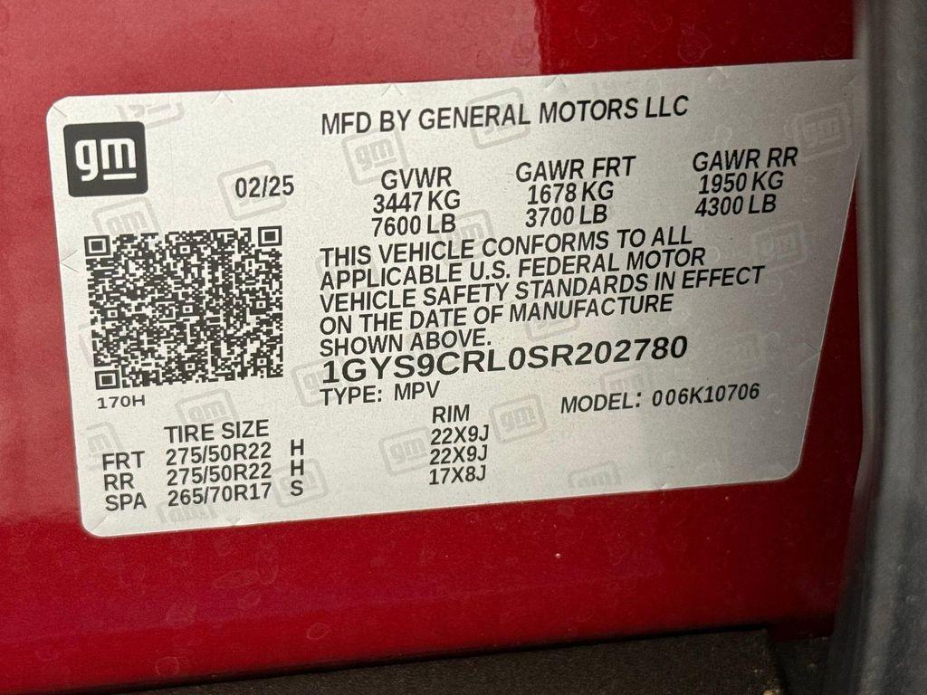 new 2025 Cadillac Escalade car, priced at $113,510