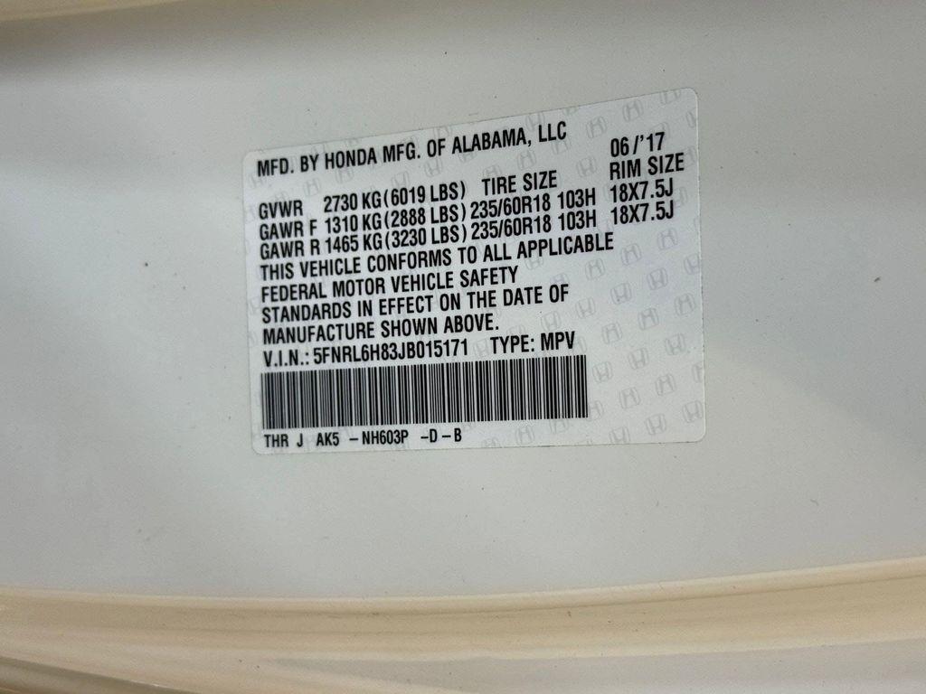 used 2018 Honda Odyssey car, priced at $21,998