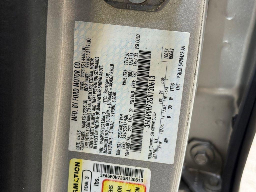 used 2016 Ford Fusion car, priced at $5,998