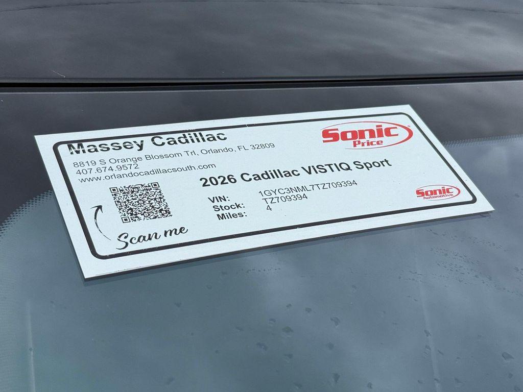 new 2026 Cadillac VISTIQ car, priced at $81,565