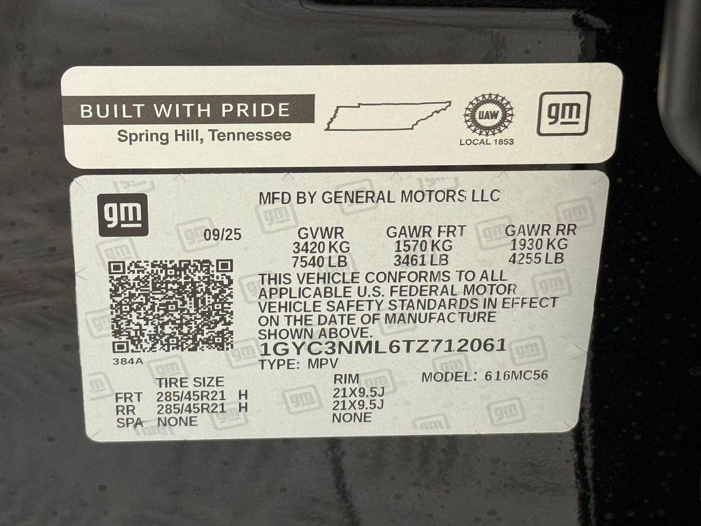new 2026 Cadillac VISTIQ car, priced at $81,290