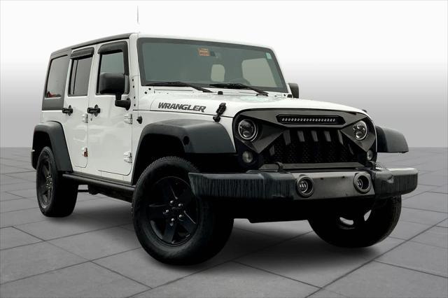 used 2016 Jeep Wrangler Unlimited car, priced at $18,300