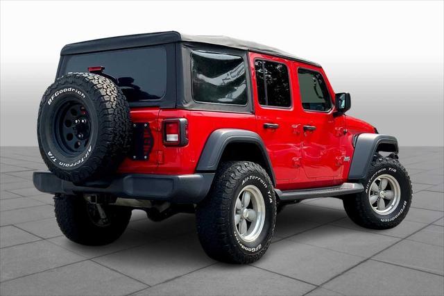 used 2018 Jeep Wrangler Unlimited car, priced at $24,299