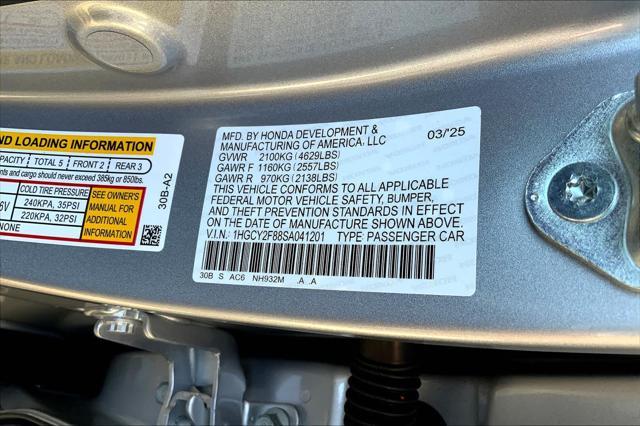 new 2025 Honda Accord Hybrid car, priced at $40,450