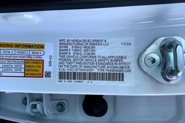 used 2025 Honda Accord Hybrid car, priced at $33,900